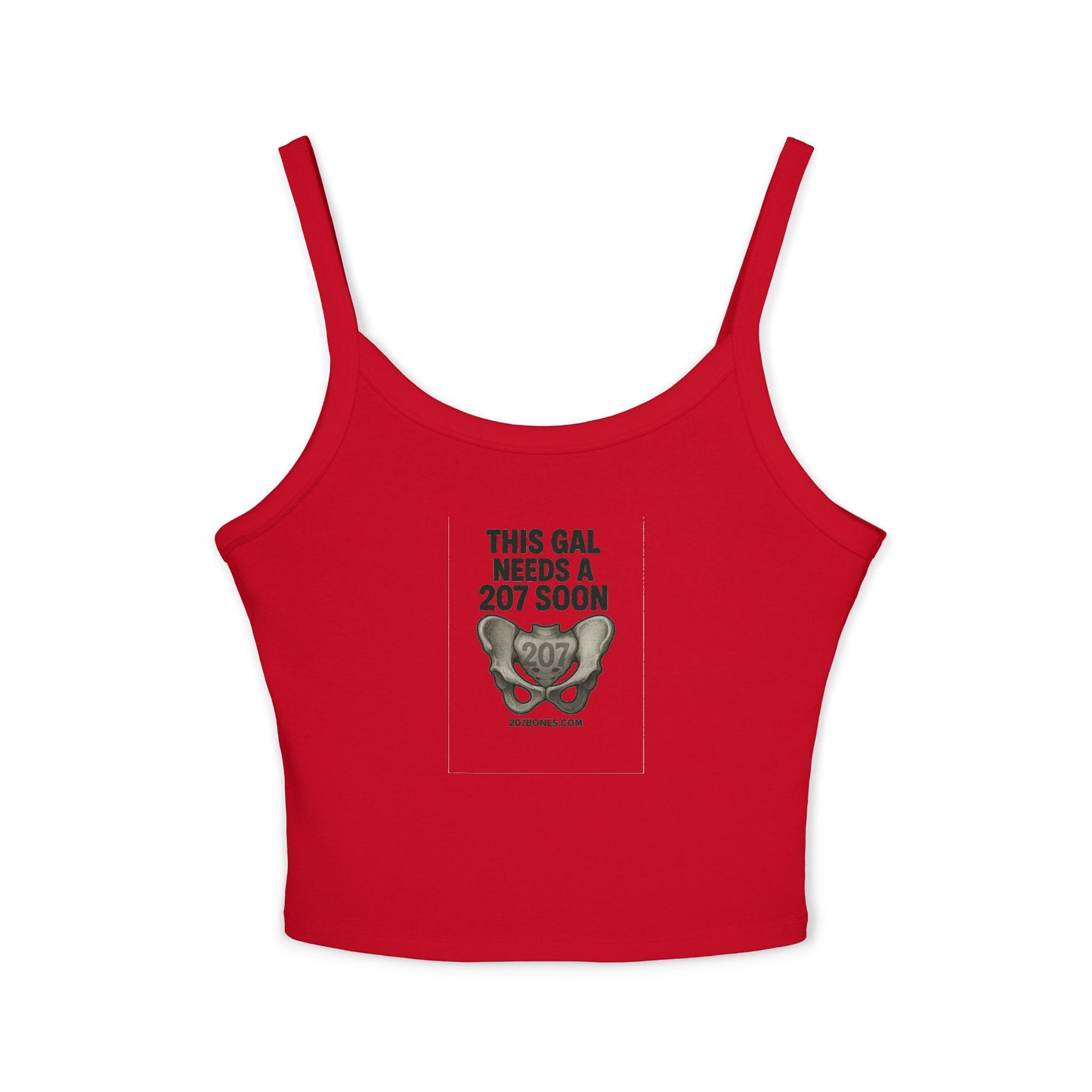 Funny Women's Spaghetti Strap Tank Top - Trendy Summer Tee, Casual Wear, Beach Day, Birthday Gift, Fun Attire
