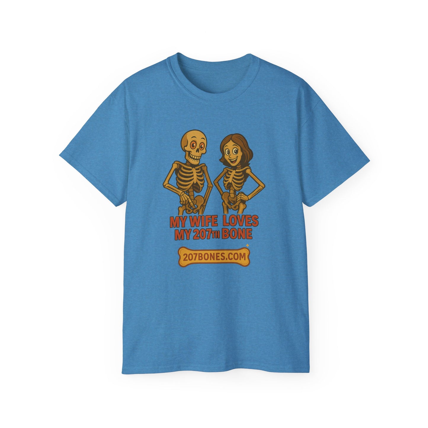 Skeleton Couple Tee, Funny Halloween Shirt, Gift for Couples, Spooky T-Shirt, Unisex Graphic Tee, Bone Humor Top