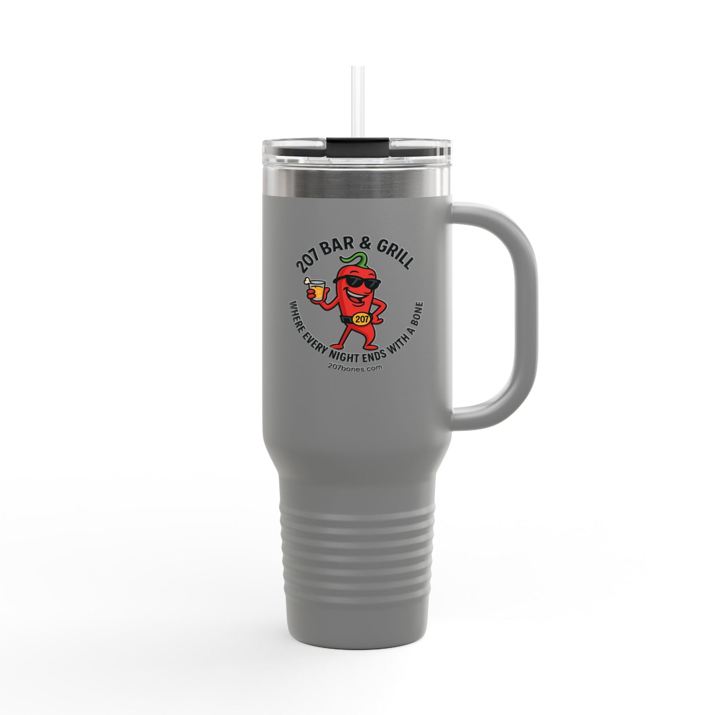 Personalized Insulated Travel Mug - Customizable 40oz Coffee Cup for Outdoor Adventures, Gift for Coffee Lovers, BBQ, Summer Picnics