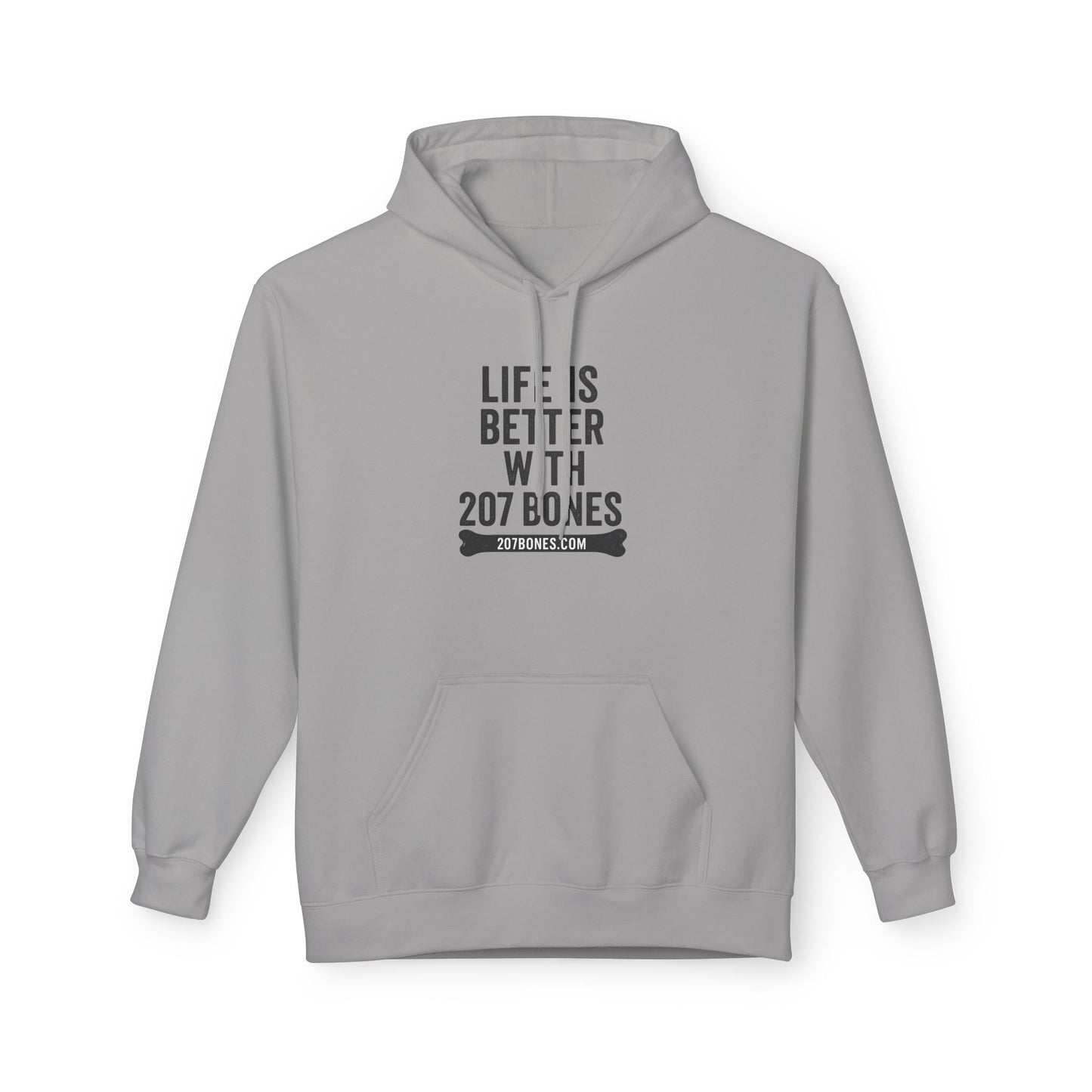 Life is Better with 207 Bones Hoodie, Unisex Softstyle Fleece Sweatshirt, Cozy Animal Lover Apparel, Gift for Pet Owners, Funny Dog [...]