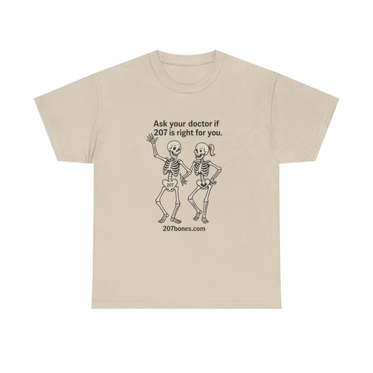 Humorous Skeleton Tee - Perfect for Halloween, Gifts, Parties, Casual Wear, Sarcastic Doctor Joke Shirt