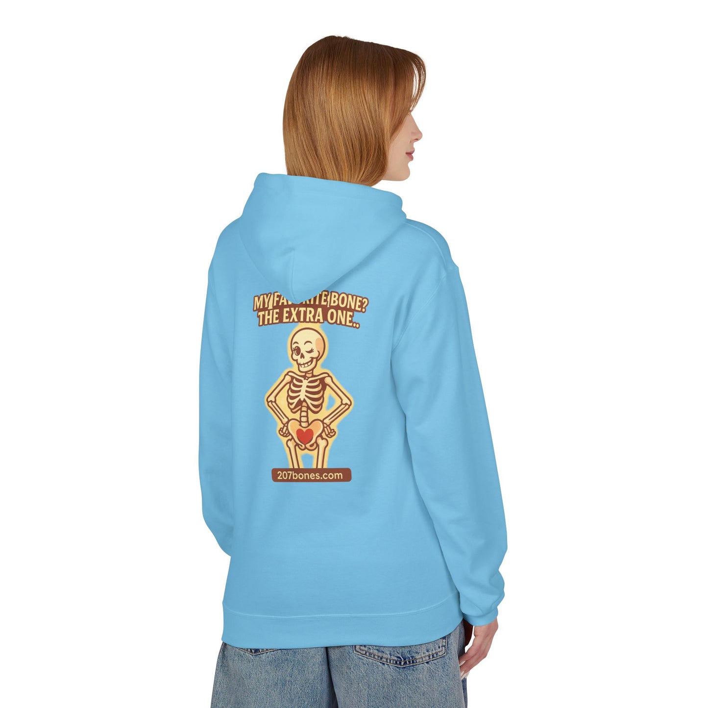 Funny Skeleton Hoodie, Unisex Hoodie, Halloween Apparel, Gift for Bone Lovers, Cute and Comfy Sweatshirt