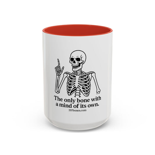 Skeleton Coffee Mug, Fun Halloween Mug, Humor Gift for Bone Lovers, Skeleton Decor, Unique Coffee Cup
