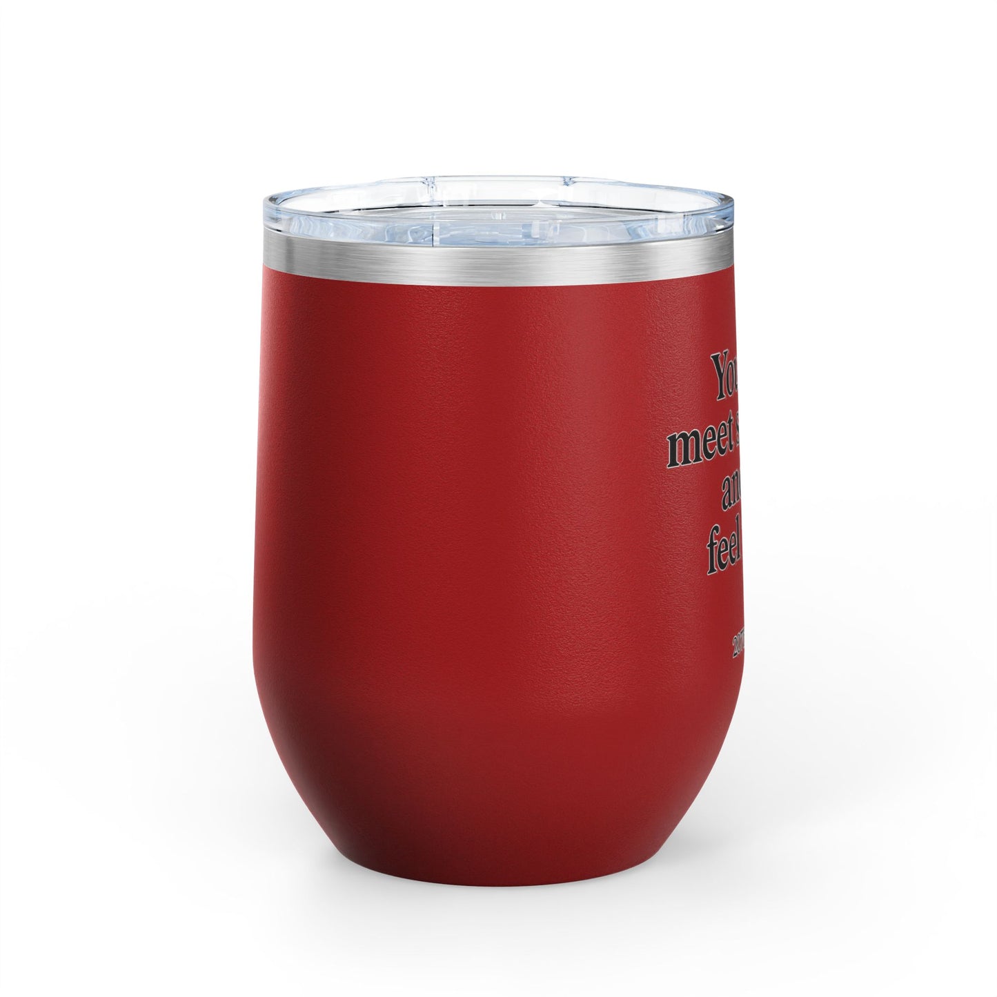 Wine Tumbler with Quote, Perfect for Wine Lovers, Unique Gift for Friends, 12oz Insulated Tumbler for Parties, Outdoor Events, and [...]
