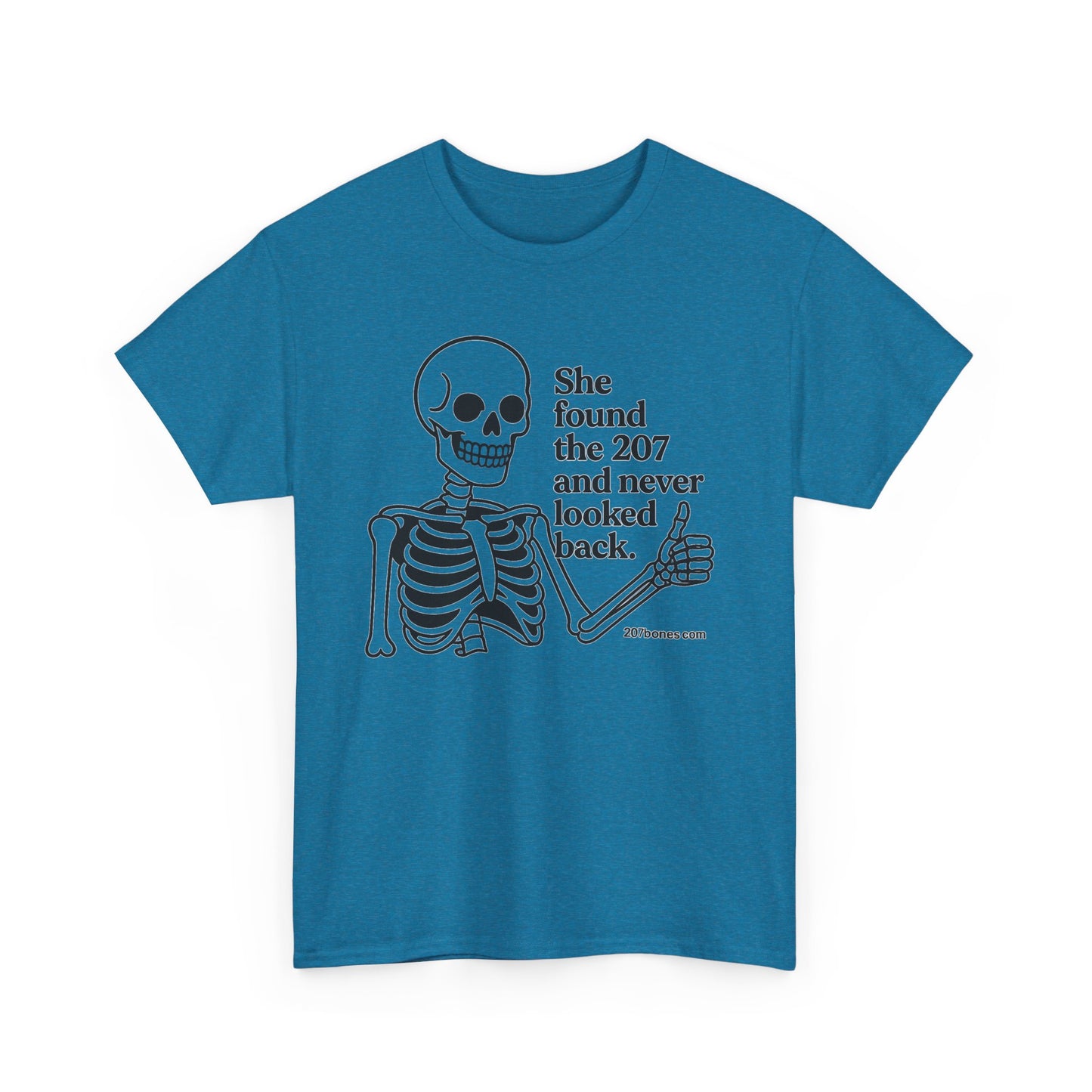 Skeleton Graphic Unisex Heavy Cotton Tee - Perfect for Halloween, Casual Wear, Gift Ideas, and Everyday Fun