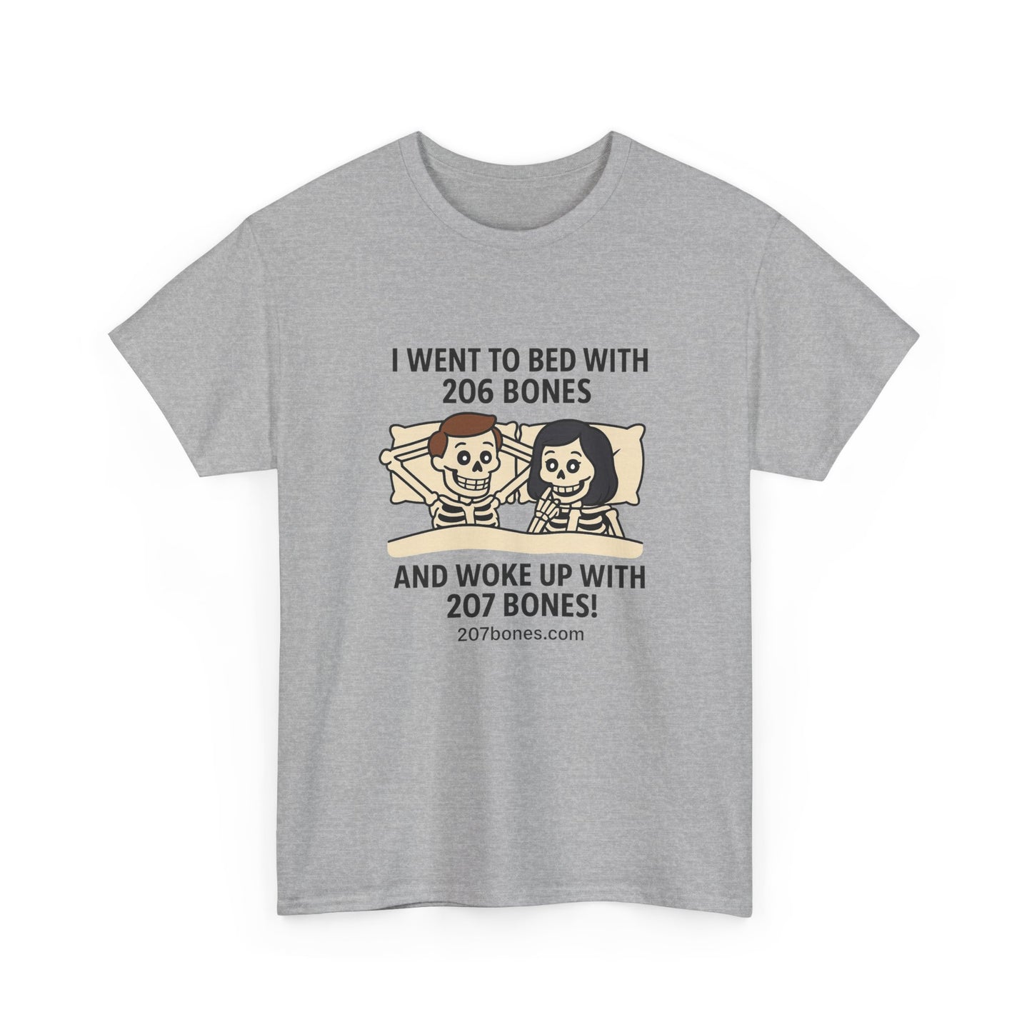 Funny Bone Humor Tee, Unisex Cotton T-Shirt, Gift for Halloween, Quirky Graphic Tee, Unique Birthday Present