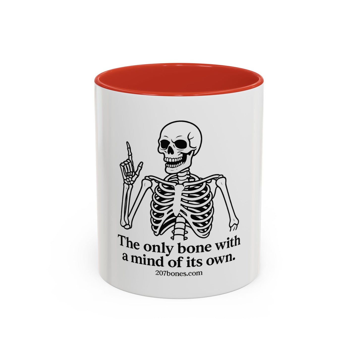 Skeleton Coffee Mug, Fun Halloween Mug, Humor Gift for Bone Lovers, Skeleton Decor, Unique Coffee Cup