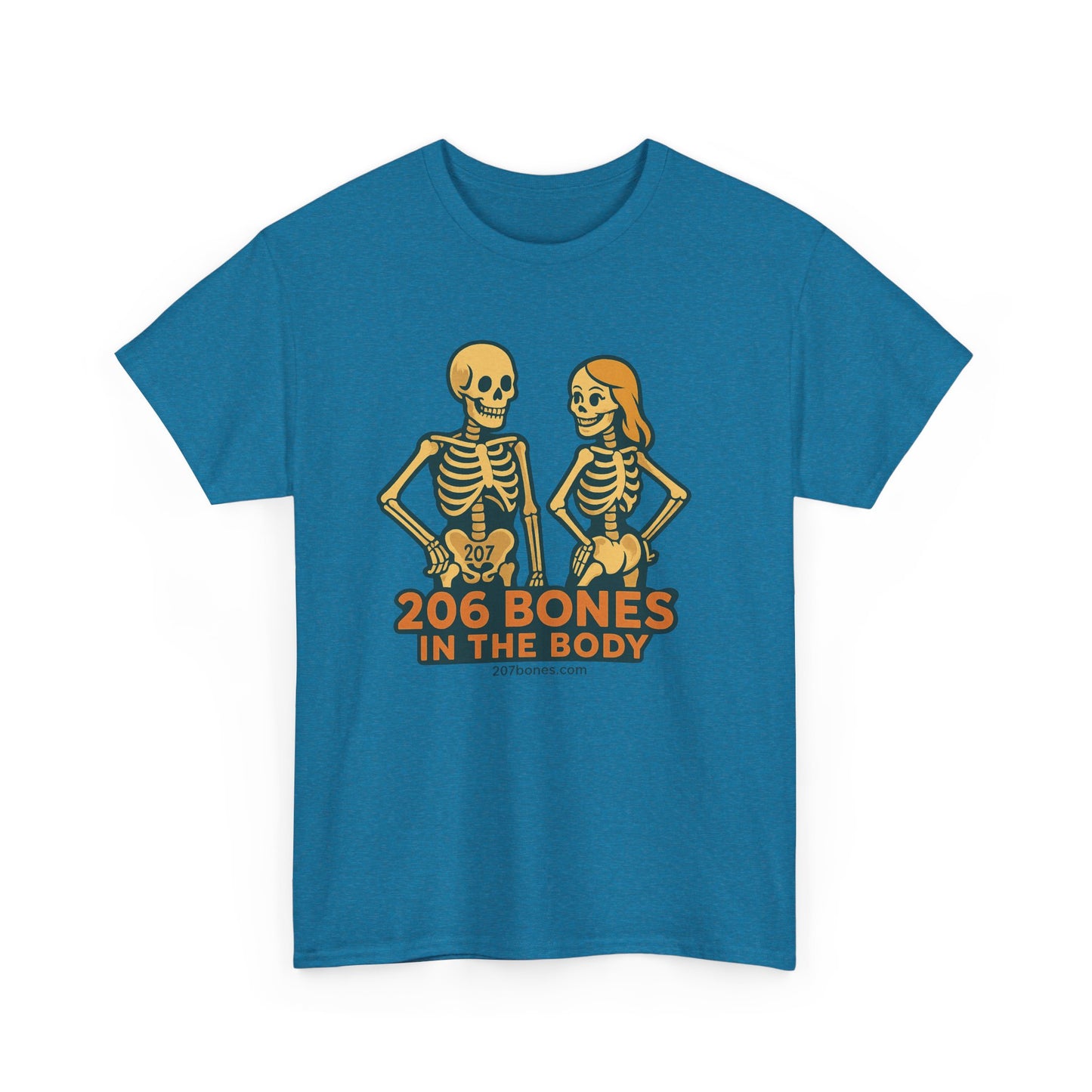 Playful Skeleton Graphic Tee, Fun Halloween Tee, Unisex Cotton T-Shirt, Spooky Gift Ideas, Casual Wear for Parties