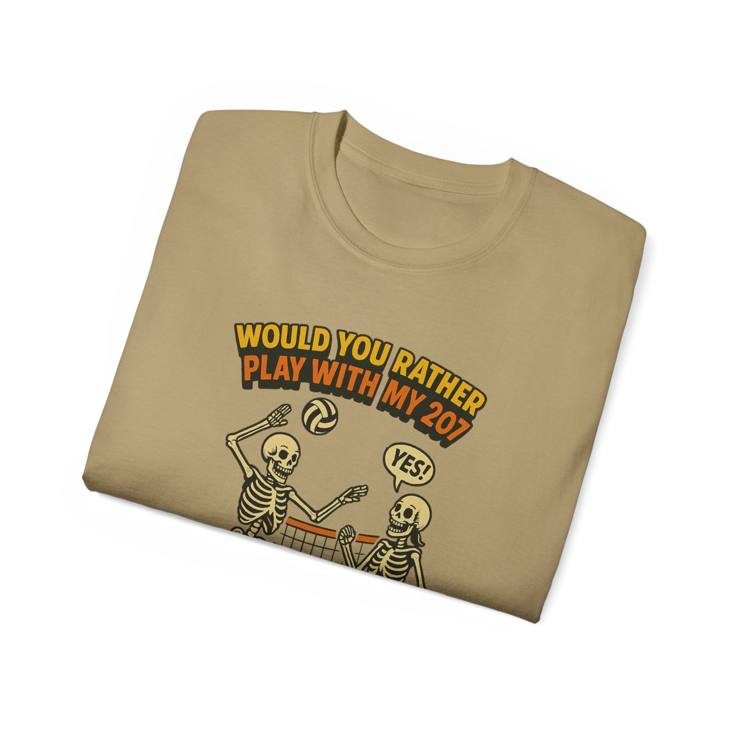 Humorous Skeleton Graphic Tee, Halloween Shirt, Unisex Tee, Playful T-Shirt, Gift for Gamers, Casual Wear