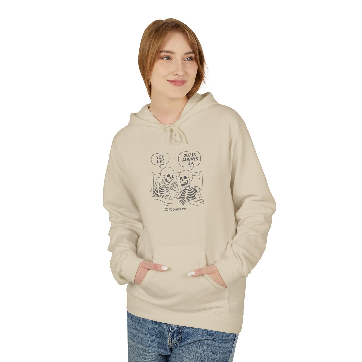 Fun Skeleton Graphic Hoodie, Cozy Gift for Halloween, Casual Wear, Everyday Comfort, Unisex Apparel