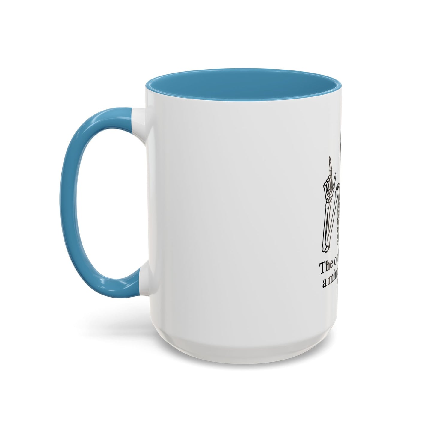Skeleton Coffee Mug, Fun Halloween Mug, Humor Gift for Bone Lovers, Skeleton Decor, Unique Coffee Cup