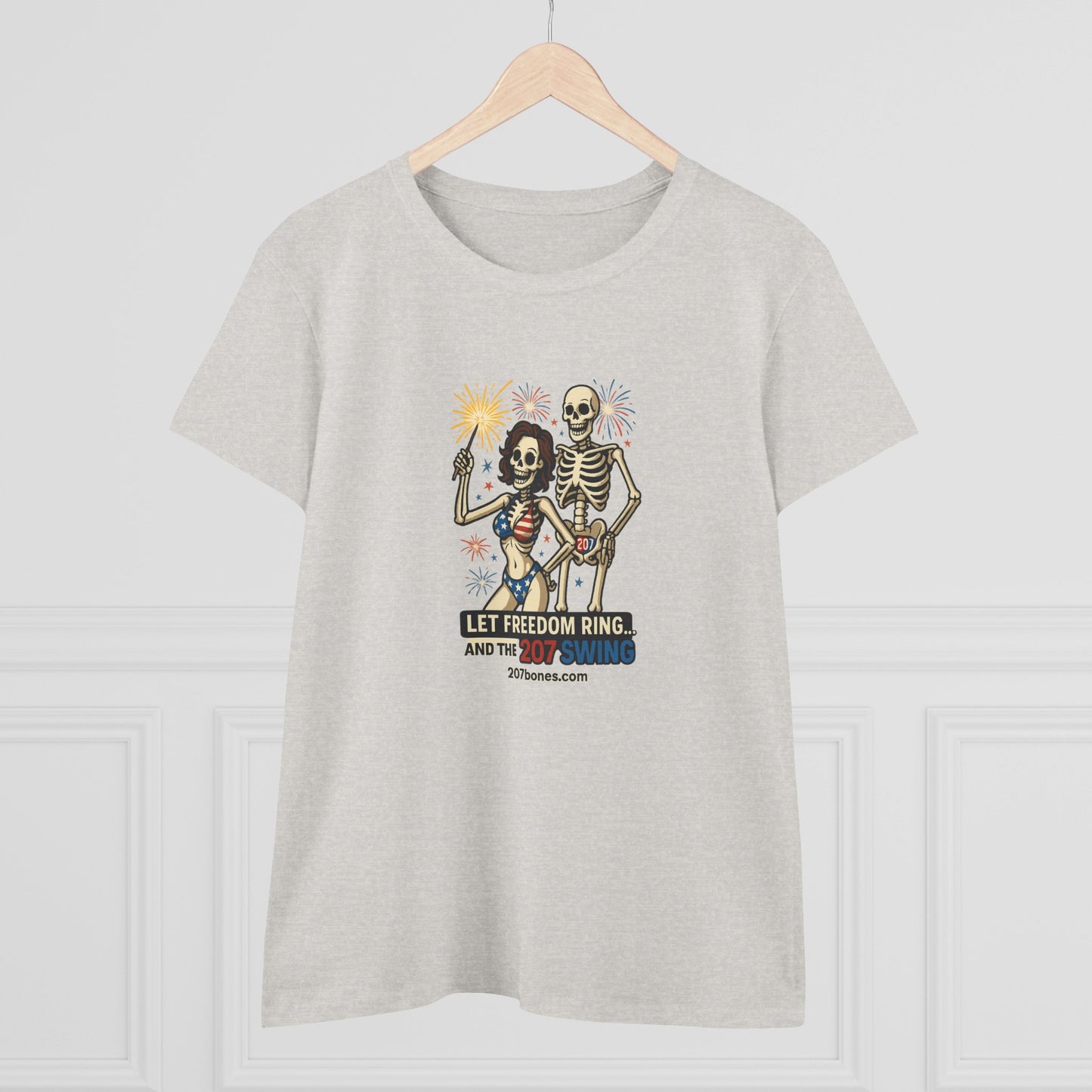 Fun Skeleton Graphic Tee, Perfect for Halloween, Casual Wear, Gift for Her, Day of the Dead Shirt, Vintage Style T-Shirt