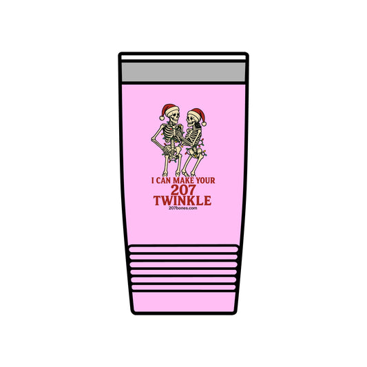 Humorous Skeleton Insulated Tumbler, 20oz – Perfect for Halloween, Christmas, Parties, Gifts, Everyday Use