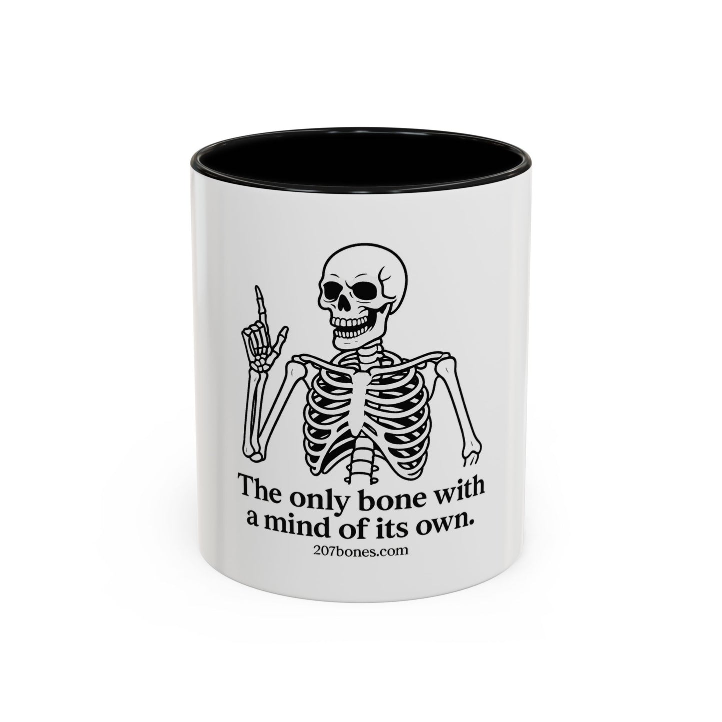 Skeleton Coffee Mug, Fun Halloween Mug, Humor Gift for Bone Lovers, Skeleton Decor, Unique Coffee Cup