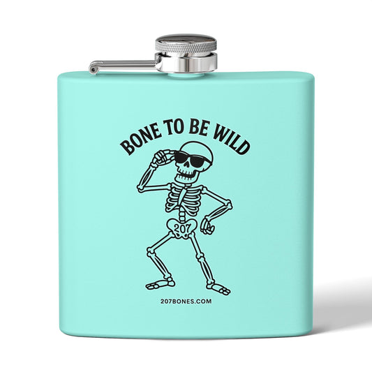 Stylish Skeleton Flask - Bone to Be Wild, Unique Gift for Parties, Camping, Weddings, or Just for Fun