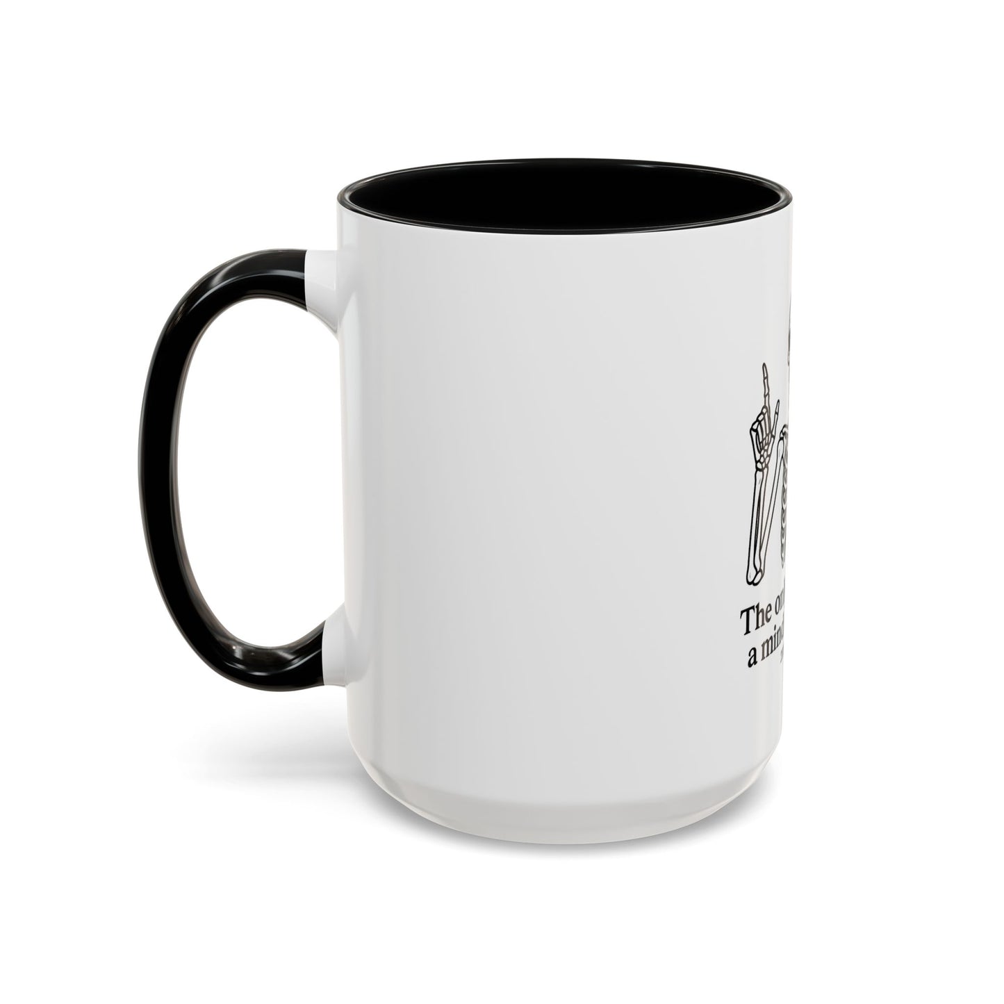 Skeleton Coffee Mug, Fun Halloween Mug, Humor Gift for Bone Lovers, Skeleton Decor, Unique Coffee Cup