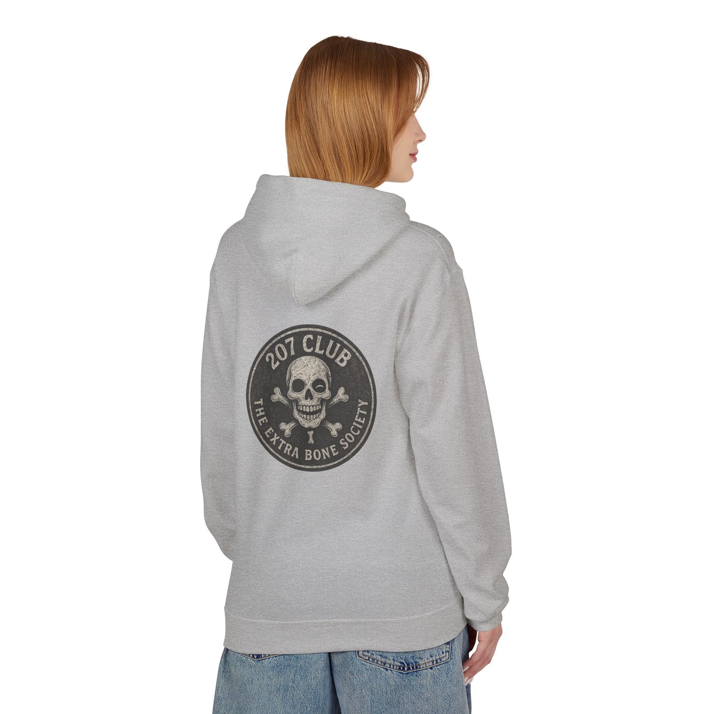 Chic Skull & Lip Print Hoodie, Graphic Sweatshirt for Fashion Lovers, Perfect for Cozy Days, Gifts for Friends, Halloween Outfit