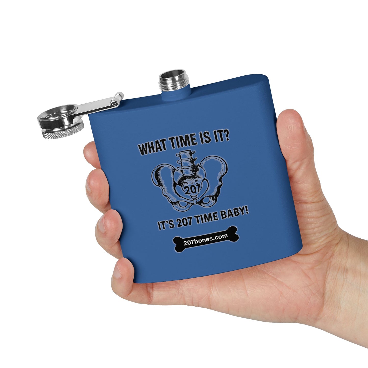 Unique 6oz Stainless Steel Flask | Perfect Gift for Parties, Tailgating, Camping, Birthdays, or As A Gag Gift