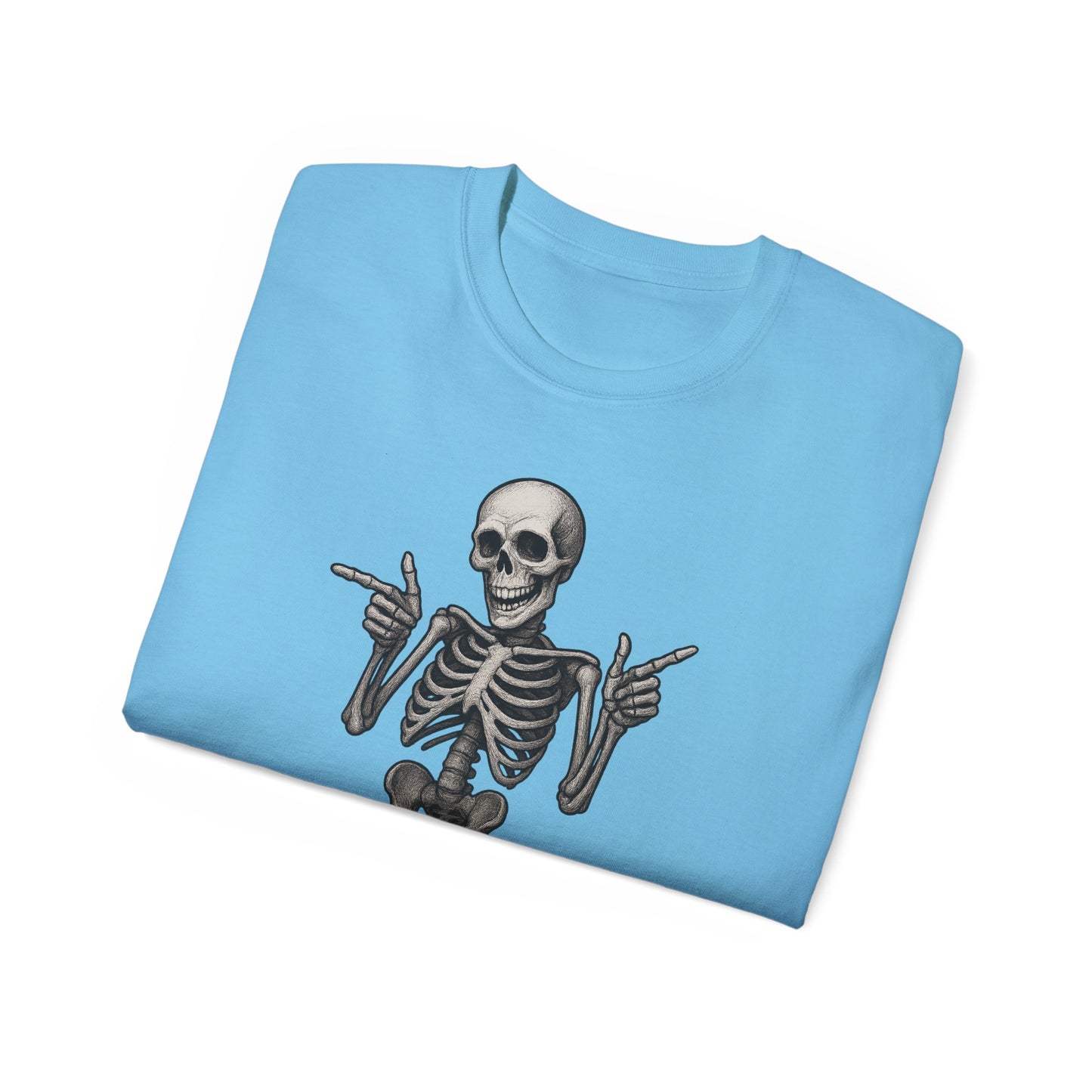 Skeleton Humor Tee: Perfect for Halloween, Parties, Birthdays, Casual Outfits, Gifts