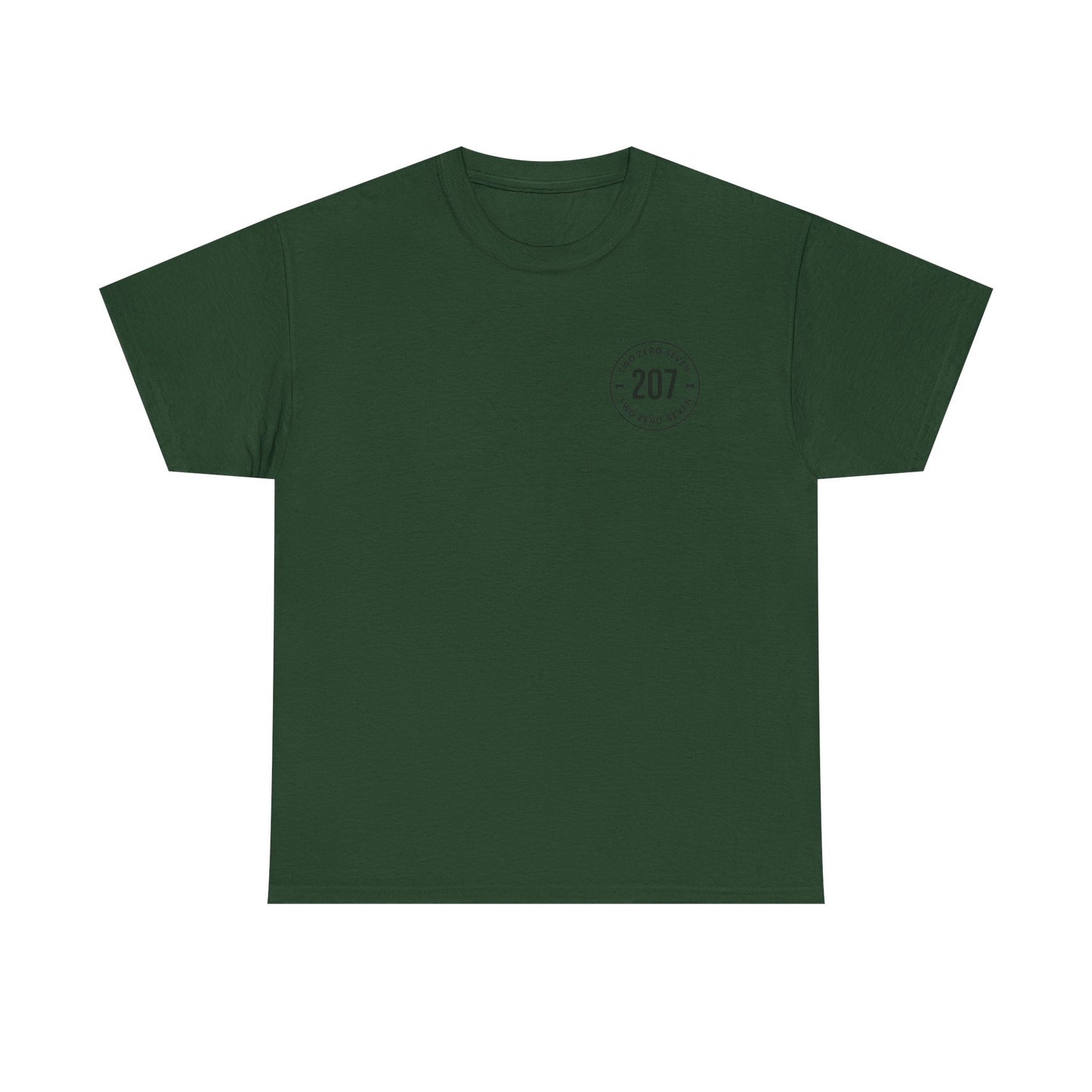 Unisex Heavy Cotton Tee - Bone of the Free, Home of the 207, American Spirit T-Shirt, Patriotic Tee, Casual Wear, Gift for Veterans