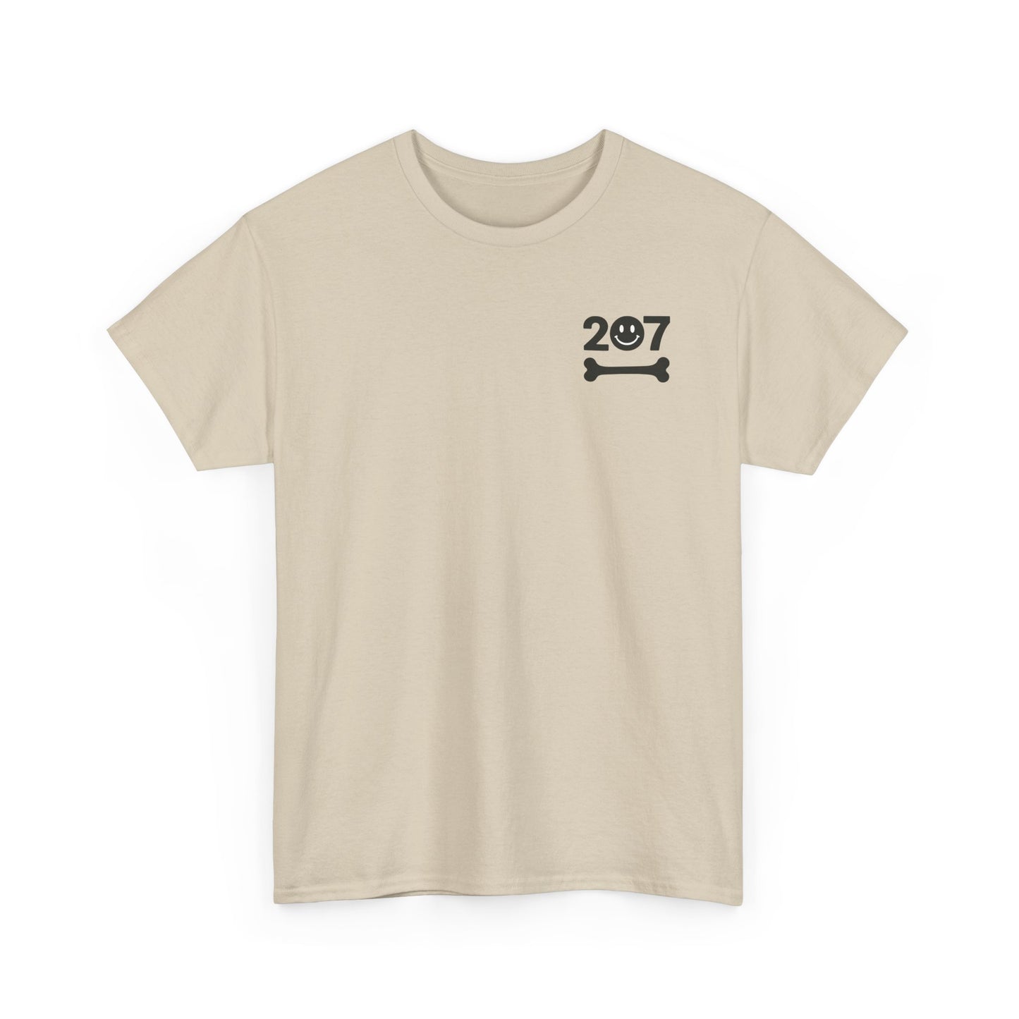 Unisex Heavy Cotton Tee - 'Life is Better with 207 Bones' Dog Lover's Shirt, Pet Owner Gift, Casual Everyday Tee, Animal Lover [...]