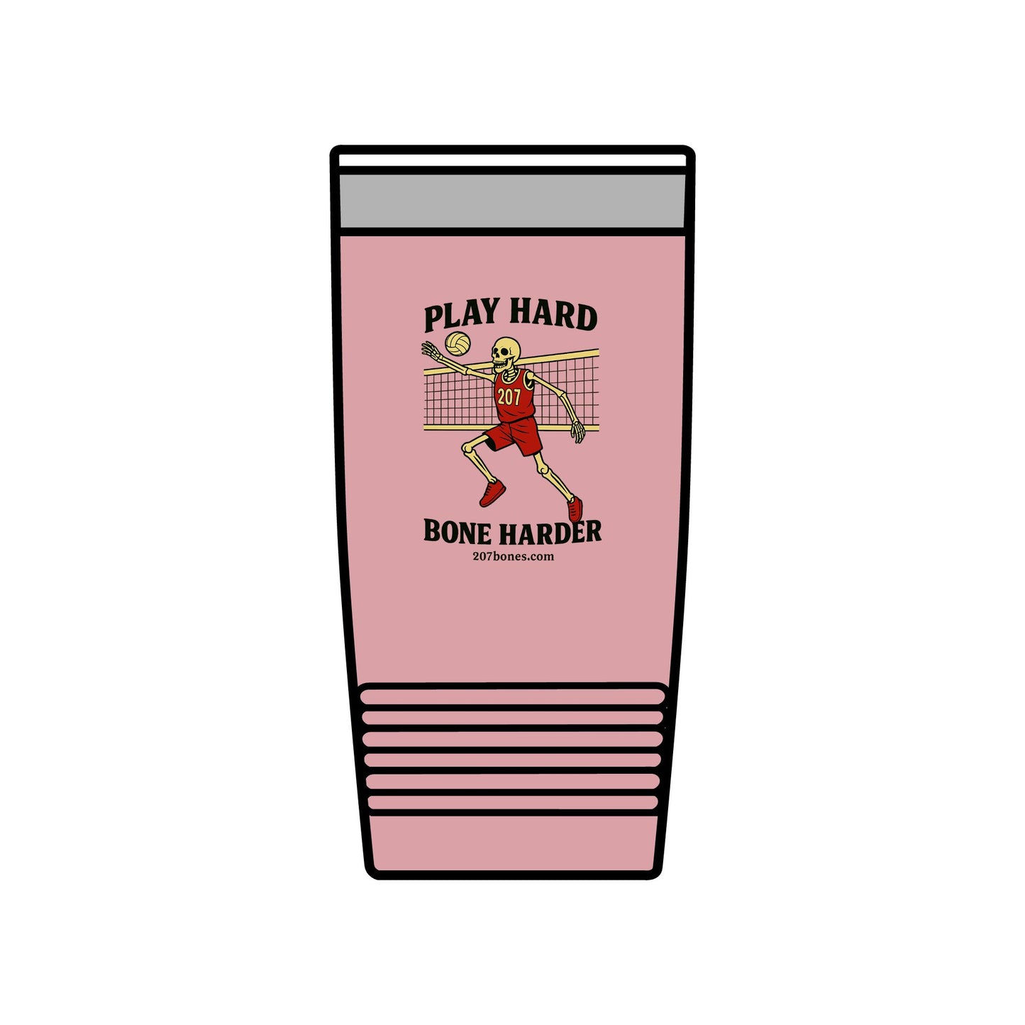 Play Hard Insulated Tumbler - 20oz | Sports Drinkware, Motivational Cup, Gift for Athletes, Gym Lovers, Eco-Friendly Travel Mug