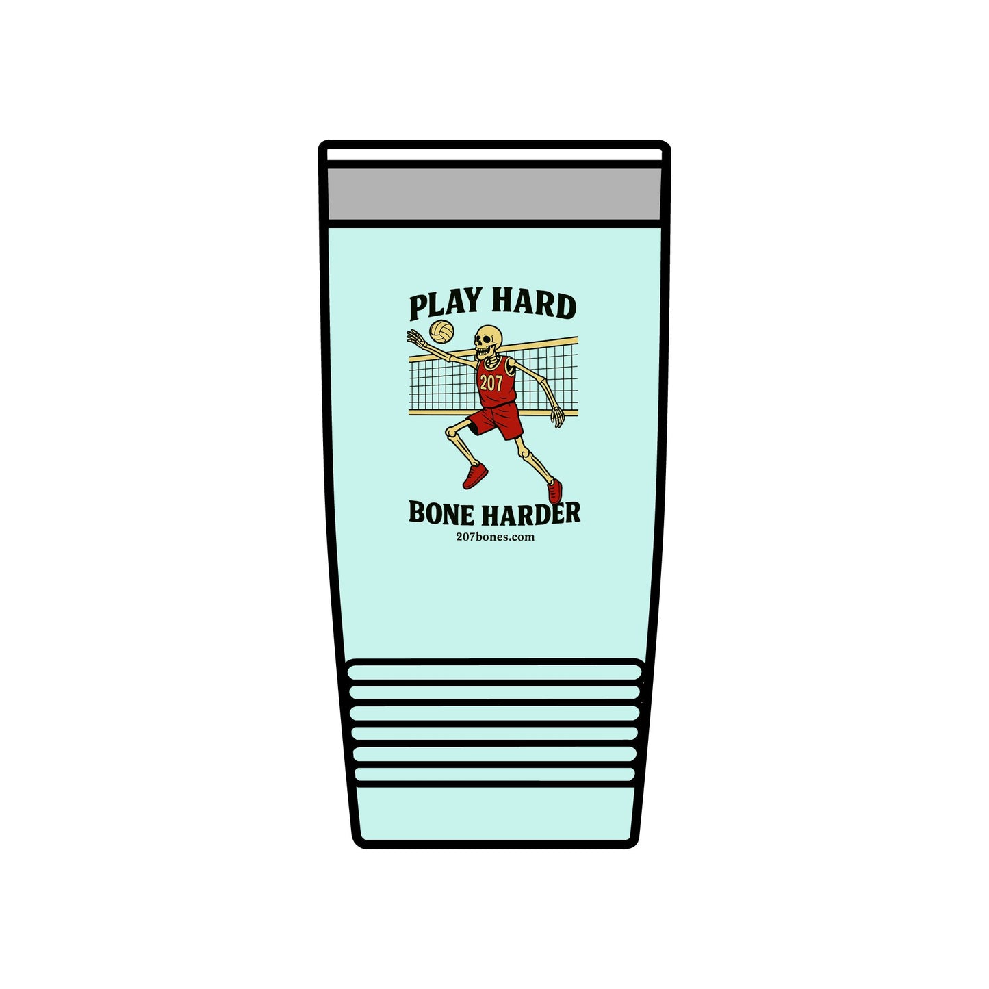Play Hard Insulated Tumbler - 20oz | Sports Drinkware, Motivational Cup, Gift for Athletes, Gym Lovers, Eco-Friendly Travel Mug