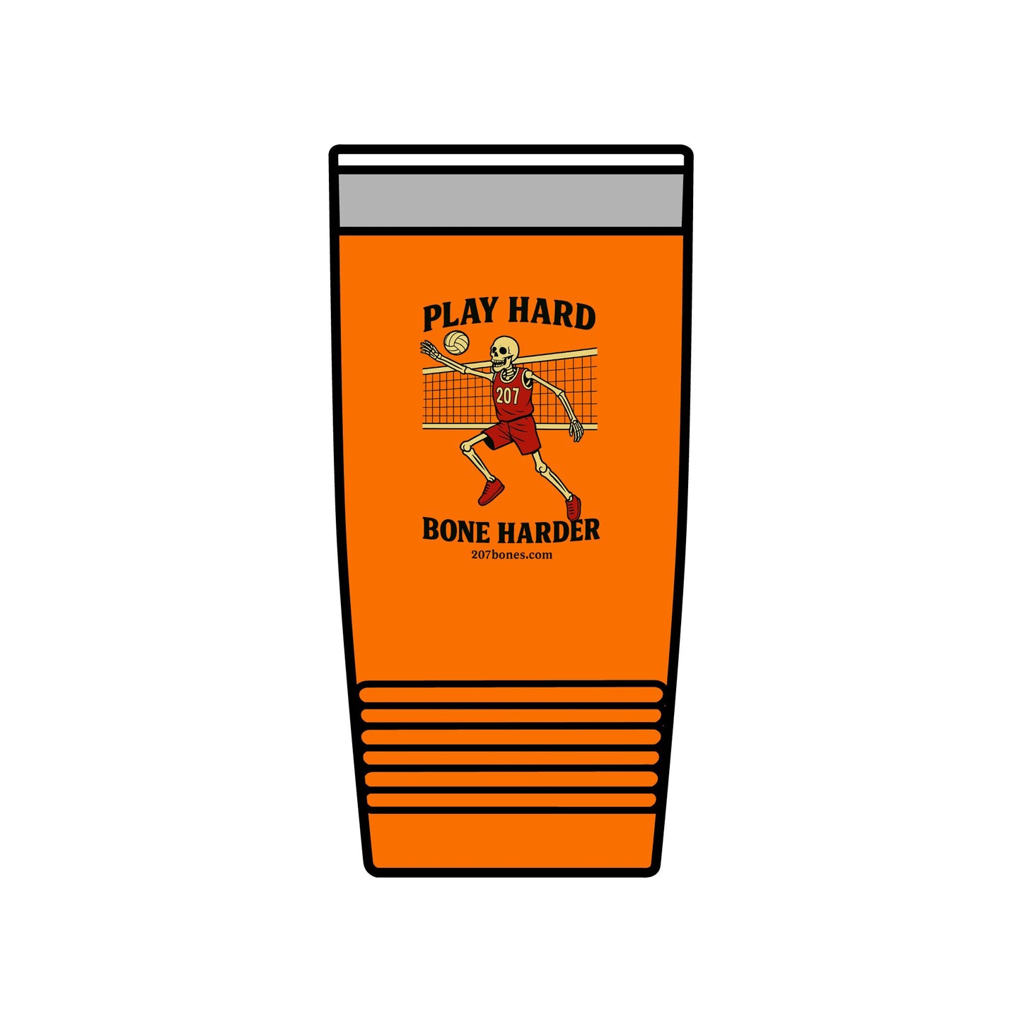 Play Hard Insulated Tumbler - 20oz | Sports Drinkware, Motivational Cup, Gift for Athletes, Gym Lovers, Eco-Friendly Travel Mug