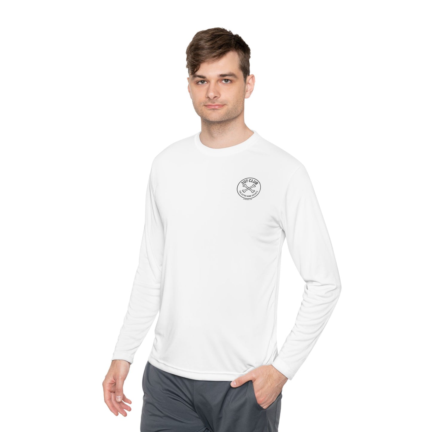 Skeleton Graphic Long Sleeve Tee, Fun Casual Shirt, Unique Gift for Halloween, Unisex Apparel, Jokes and Humor Tee