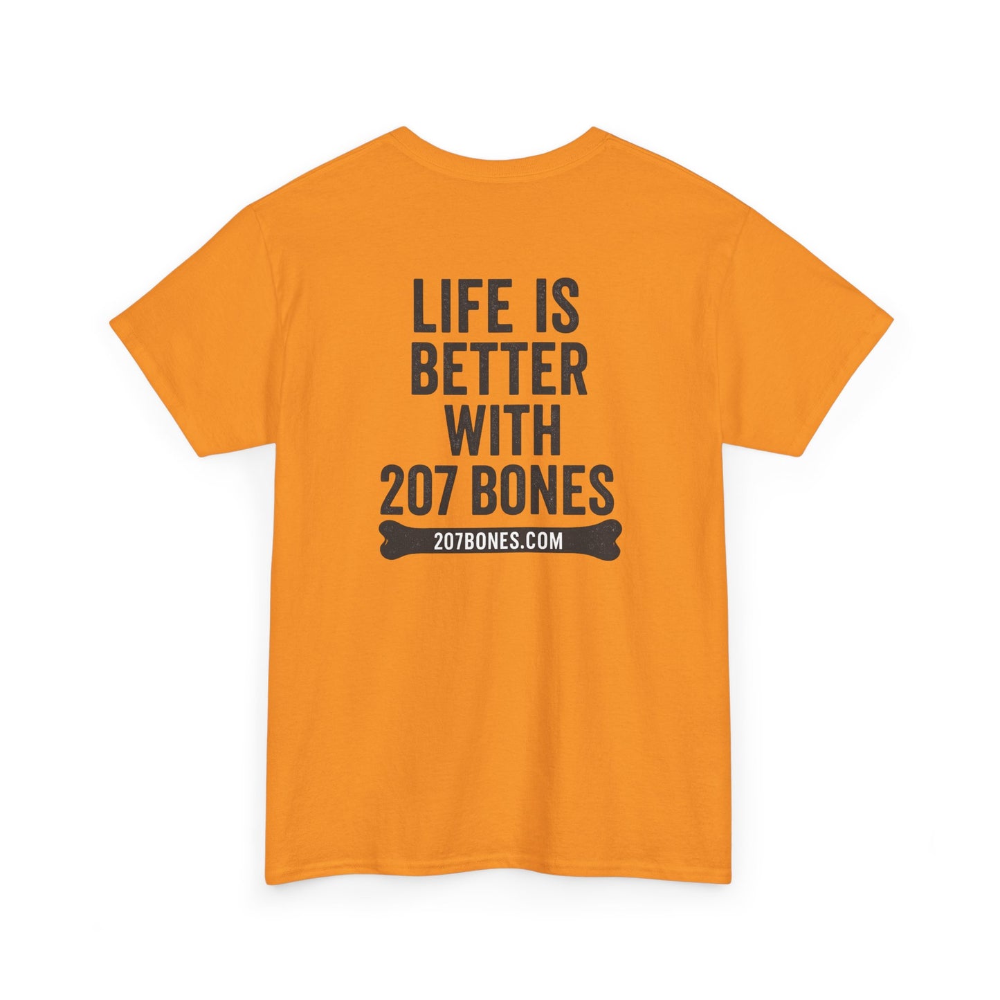 Unisex Heavy Cotton Tee - 'Life is Better with 207 Bones' Dog Lover's Shirt, Pet Owner Gift, Casual Everyday Tee, Animal Lover [...]