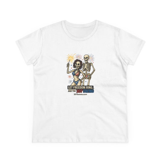 Fun Skeleton Graphic Tee, Perfect for Halloween, Casual Wear, Gift for Her, Day of the Dead Shirt, Vintage Style T-Shirt