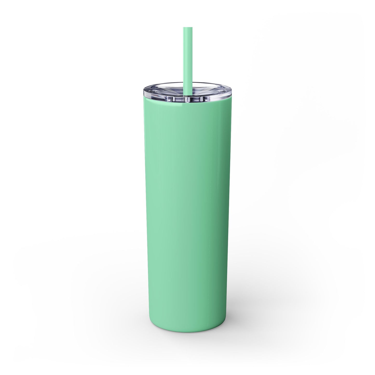 Personalized Skinny Tumbler with Straw, Perfect for Dog Lovers, Enjoy 207, Travel Mug, Gift Idea, Customized Drinkware