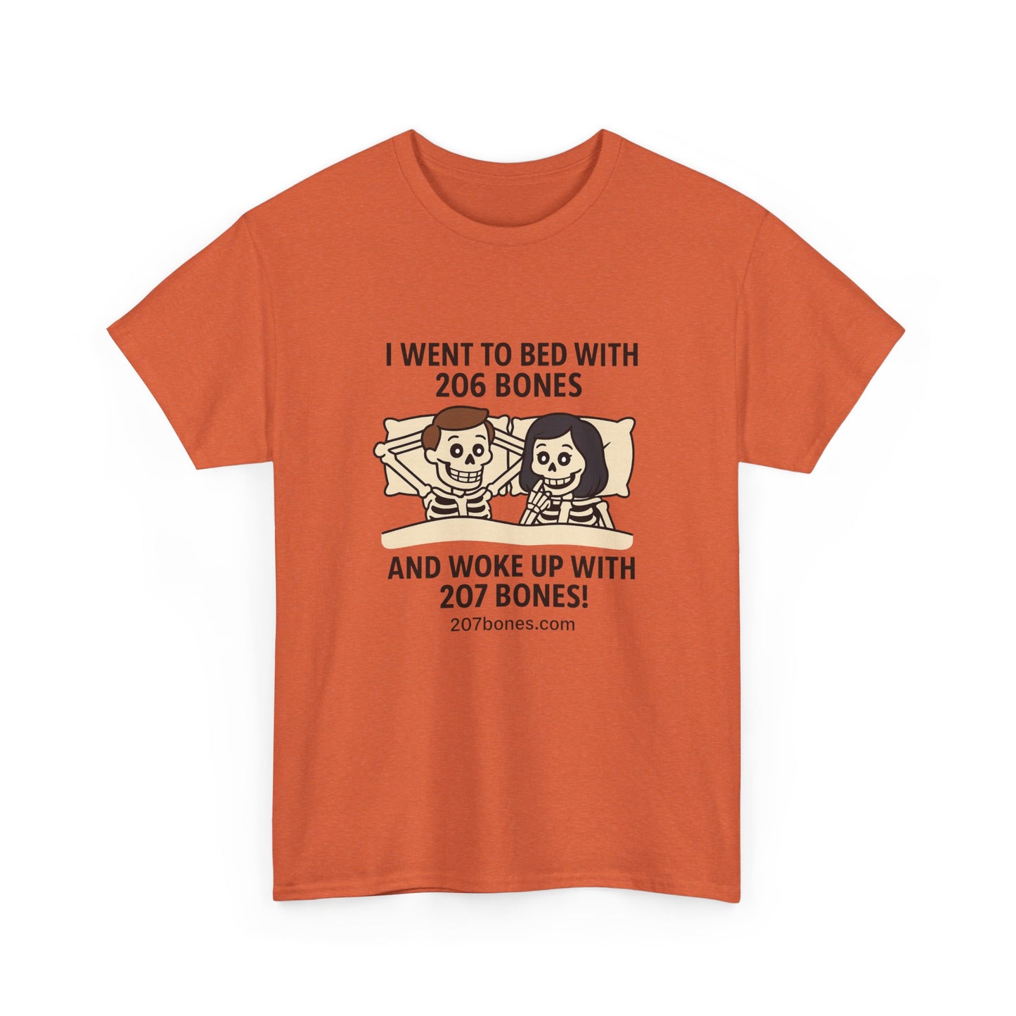 Funny Bone Humor Tee, Unisex Cotton T-Shirt, Gift for Halloween, Quirky Graphic Tee, Unique Birthday Present