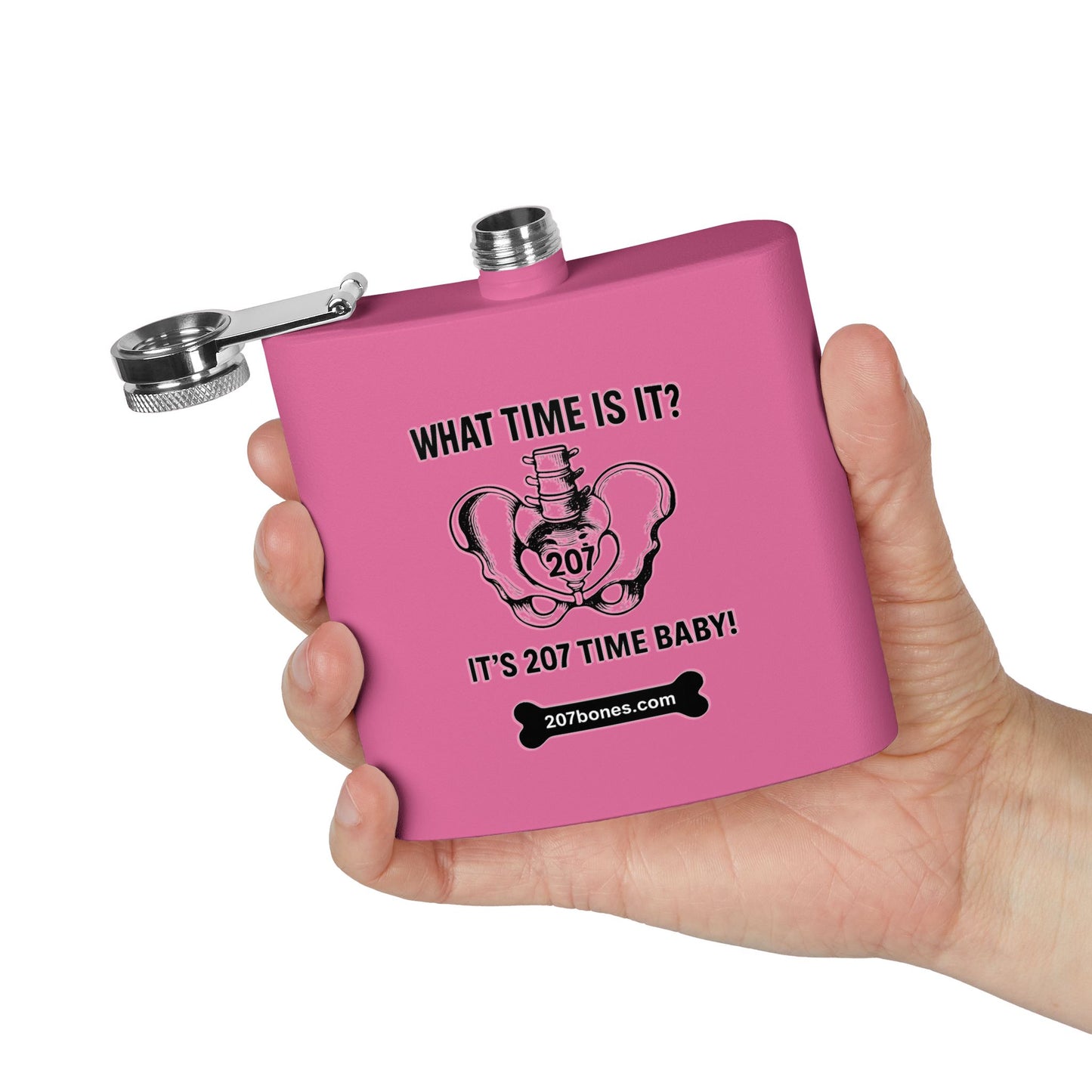 Unique 6oz Stainless Steel Flask | Perfect Gift for Parties, Tailgating, Camping, Birthdays, or As A Gag Gift