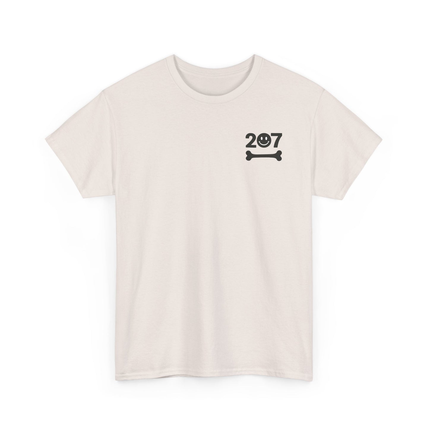 Unisex Heavy Cotton Tee - 'Life is Better with 207 Bones' Dog Lover's Shirt, Pet Owner Gift, Casual Everyday Tee, Animal Lover [...]