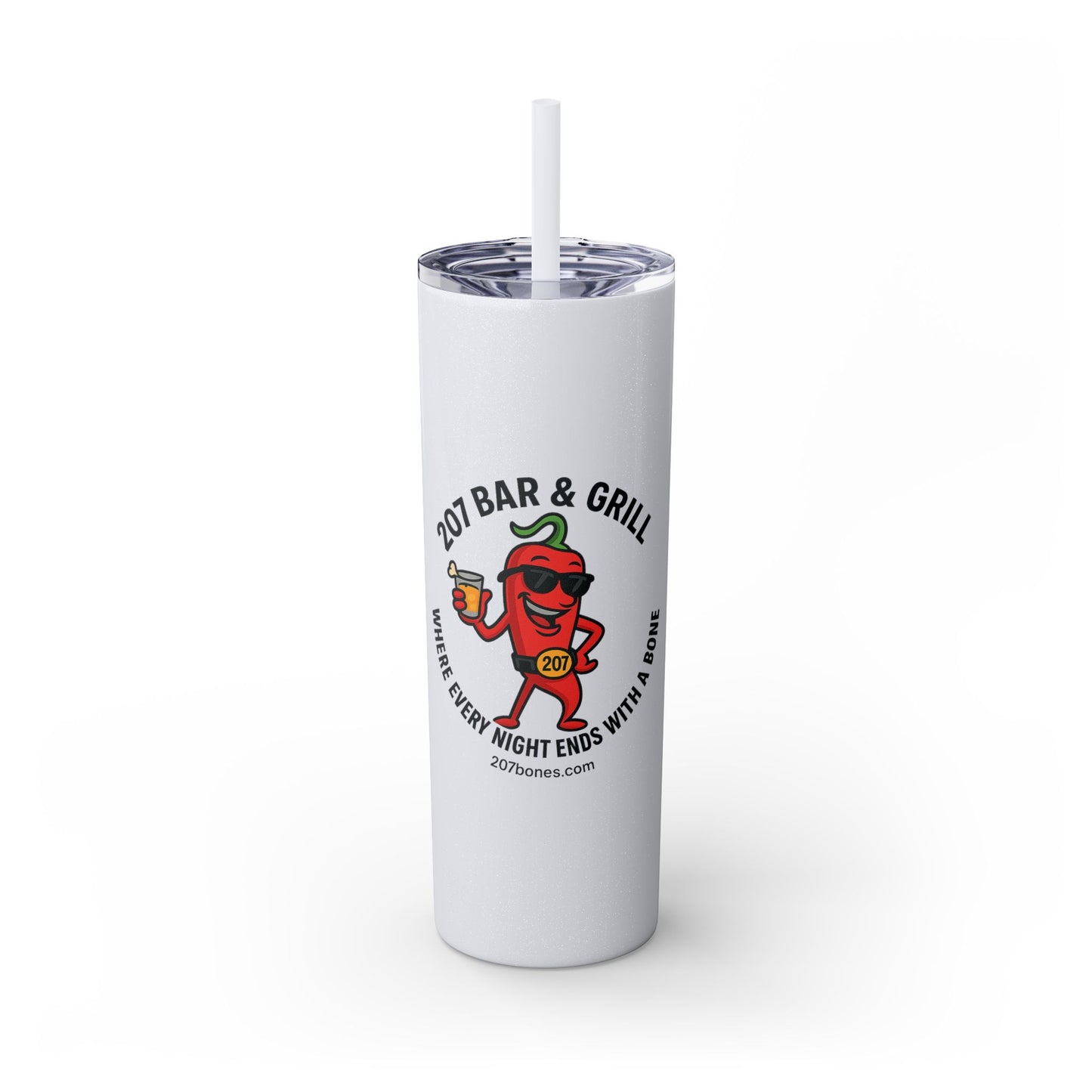 Stylish Skinny Tumbler, Perfect for Bars, Summertime Sipping, Party Favors, Gifts for Drink Lovers, Barware